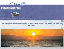Tablet Screenshot of essentialisrael.com